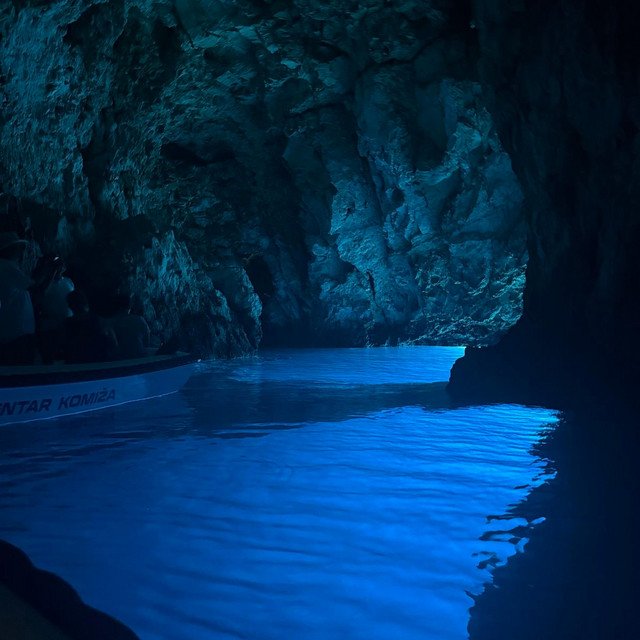 blue cave